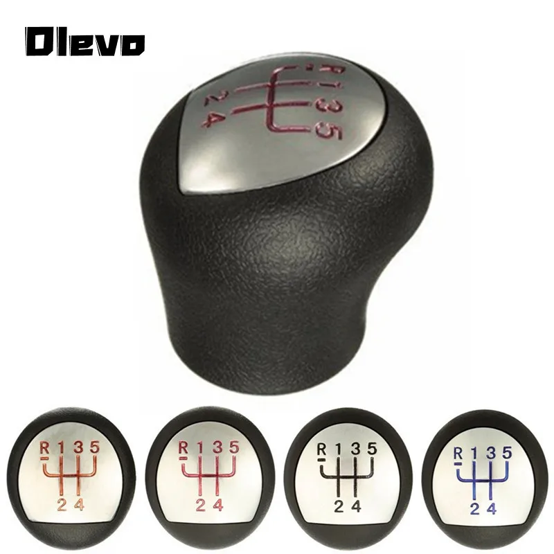 Хромированный 5 Скорость MT Шестерни рукоятка рычага переключения передач рычаг