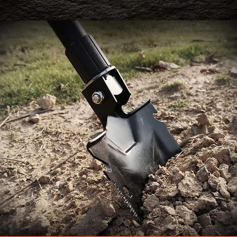 Высокопрочная лопата из углеродистой стали тактическая многофункциональная