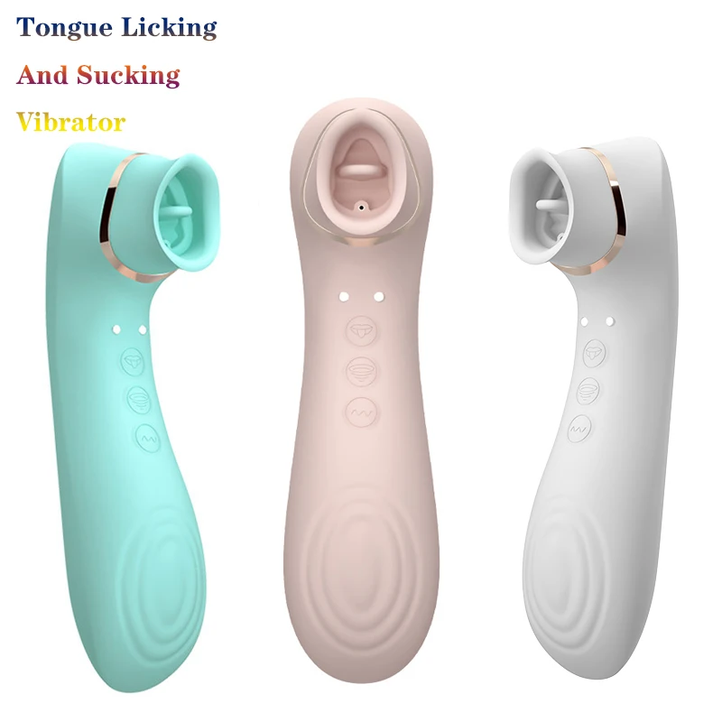 

Clitoris Sucker Tongue Licking Nipple Sucking Vibrator Blowjob Pussy Licker G-Spot Clit Stimulation Massager Sex Toys For Women