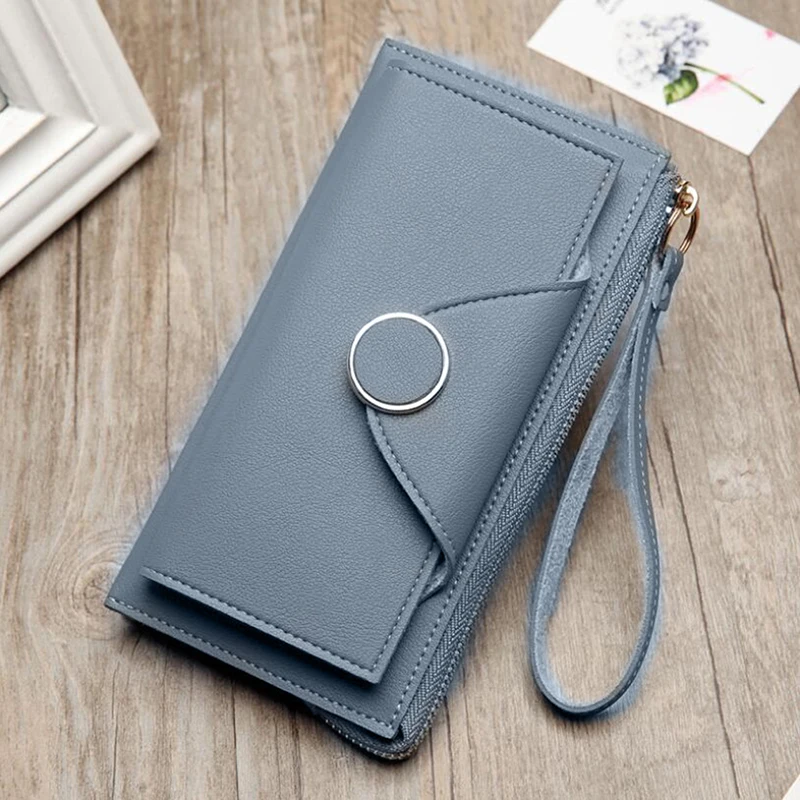 New Women Fashion Wallets Pouch Style Wallet Female Purse Handbag Money Bag Card Holders Phone Pocket 2020 | Багаж и сумки