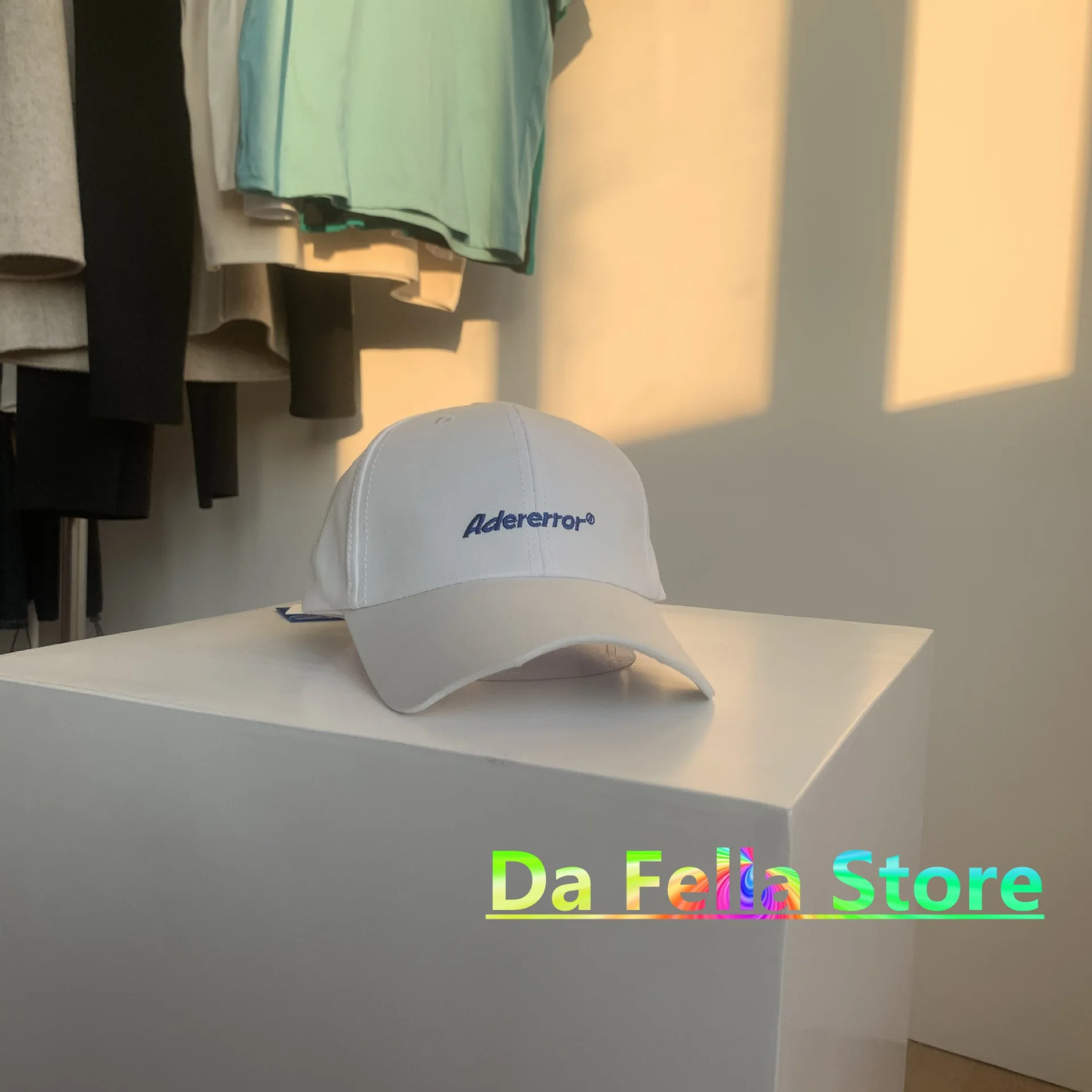 ADER ERROR Baseball Caps Men Women Adererror Embroidered Logo Hats High Quality Casual Black Ader Hats Back Cosmos Mark