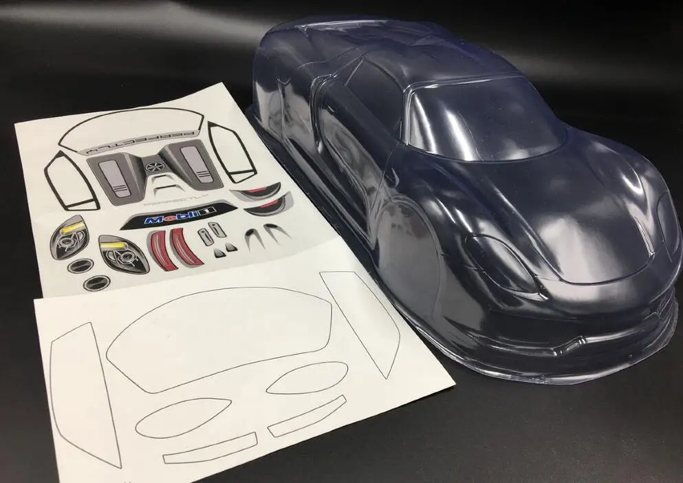 1/10 RC автомобиль прозрачный ПВХ корпус 190 мм pPorsche 911 или S15 w/наклейки на дороге дрейф YokomoTouring Tamiya HPI Kyosho HSP Redcat FS ACME