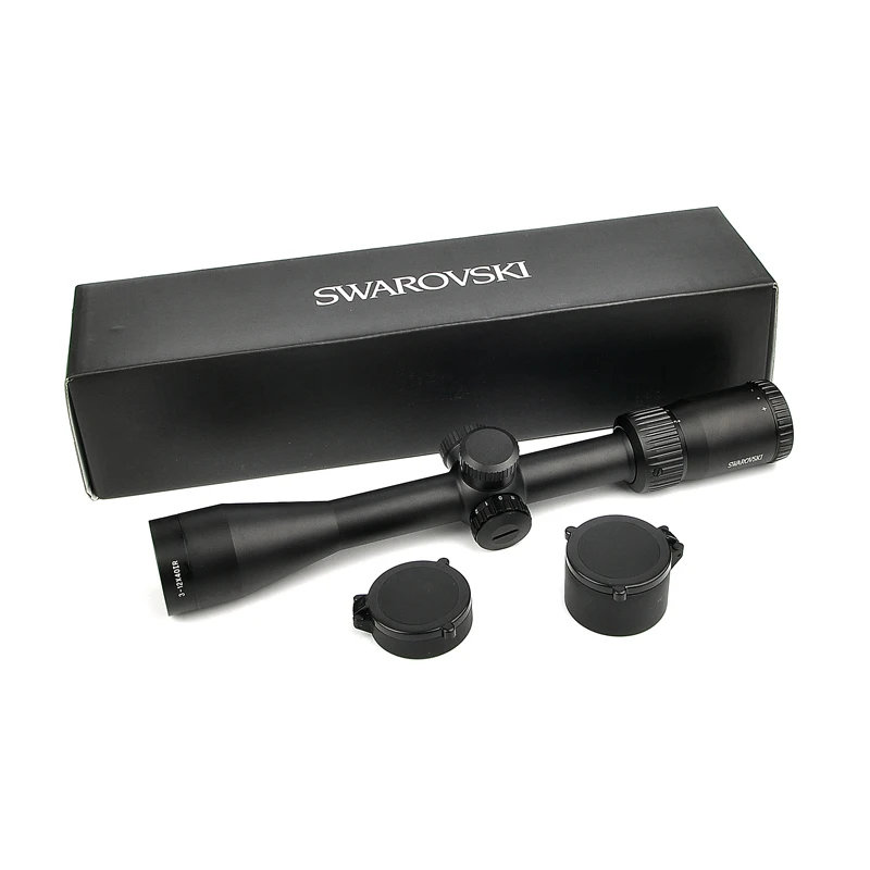 SWAROVSKl 3-12X40 ИК прицел с красной подсветкой Стекло гравированное сетка оптический прицел башенки сброс полный размер охотничьи прицелы