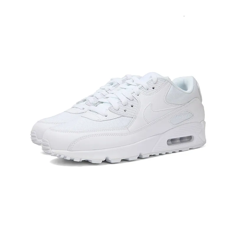 Оригинальные мужские кроссовки для бега Nike Air Max 90 эфирные, износостойкие, классические, спортивные, уличные, сетчатые, дышащие кроссовки 537384-111