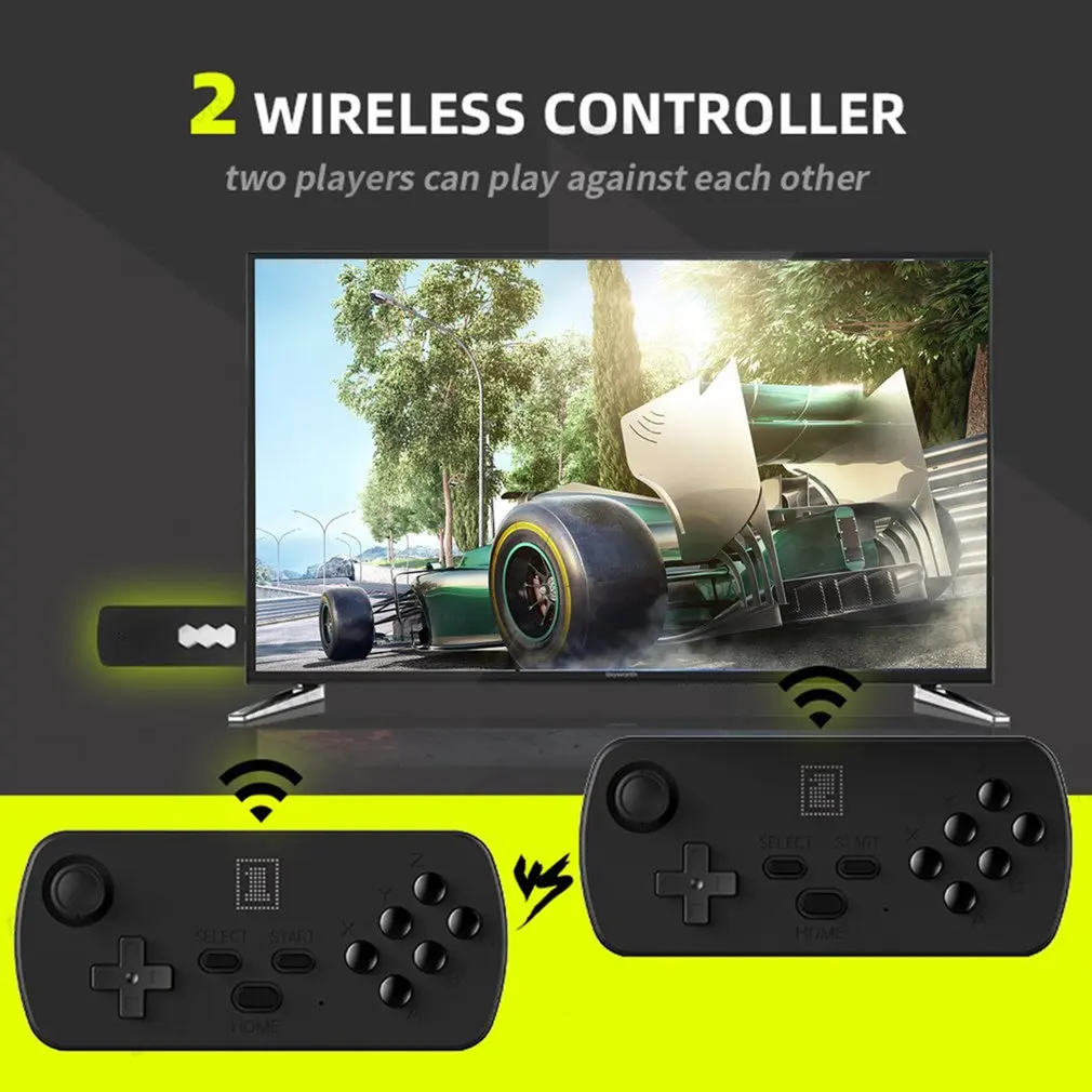 Мини HDMI совместимая ТВ игровая консоль Y3 комплект беспроводной ручной видео 4K