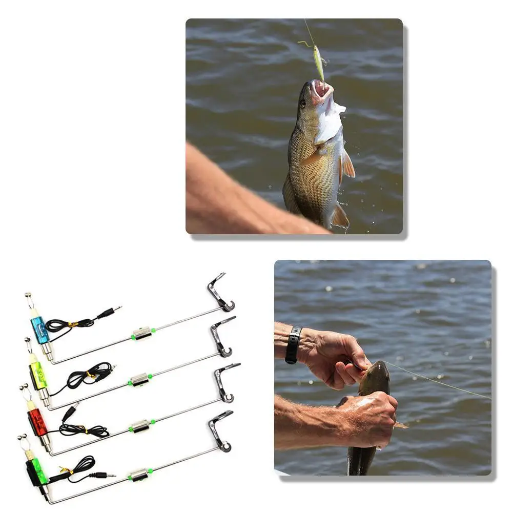 

Outdoor Fishing Bite Alarm Swinger LED Illuminated Alarm LED Bite Colors Accessories Gear Indicator Swinger Indicator 4 L5V5