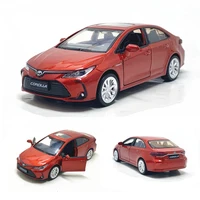132 toyota corolla alloy car model diecasts metal toy vehicles pull back sound light collection kids gifts