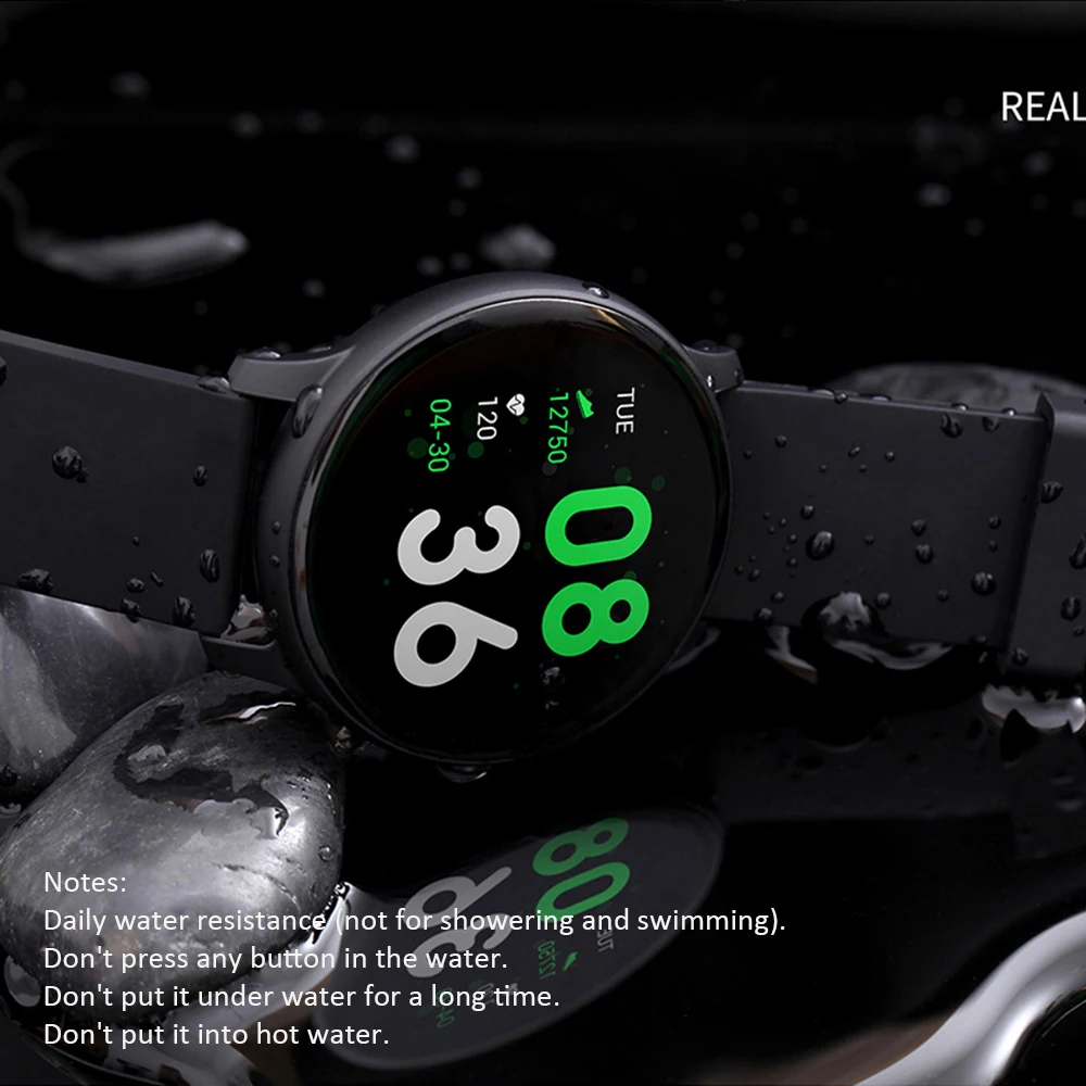 Kingwear Smart Watch men Wristwatch BT4.0 Heart Rate Blood Pressure Oxygen Sleep Tracking Smartwatch for iOS/Android | Электроника