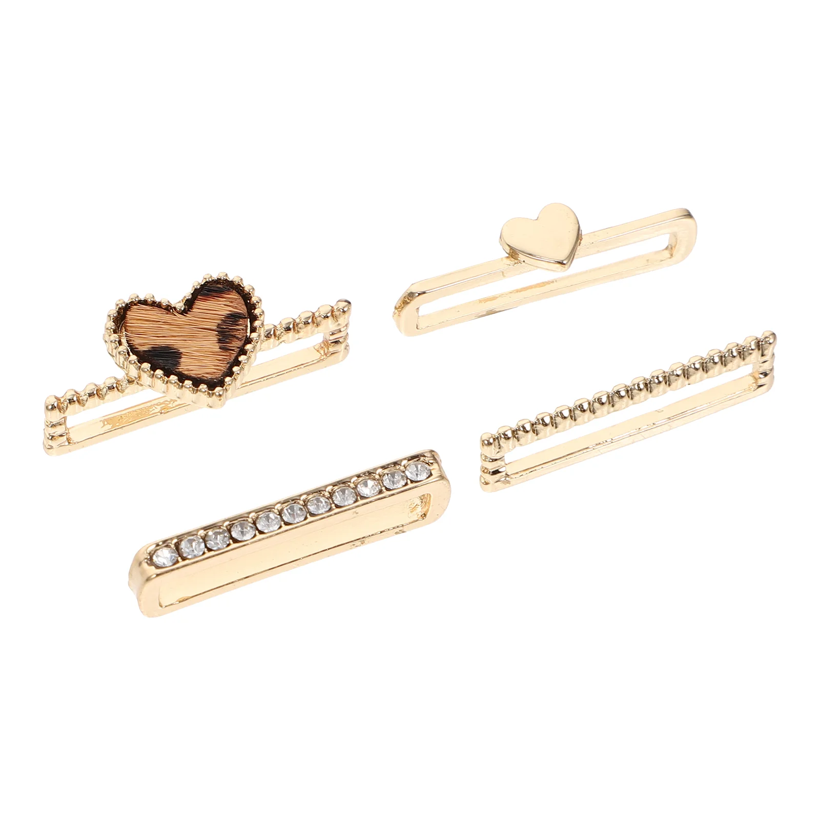 

5 Pcs Watch Strap Decorative Charms Golden Rings Loops for Smartwatch Band