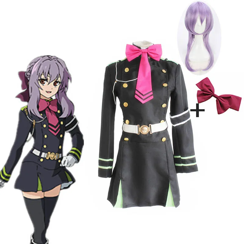 Аниме Seraph Of The End Owari no хиираги персонажа шиноа Костюмы для косплея полный комплект