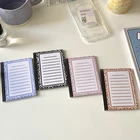 Блокнот для заметок с милыми молочными полосками, 50 листов, корейское украшение, бумага для заметок сделай сам, для скрапбукинга, школьные принадлежности, блокнот, канцелярские принадлежности