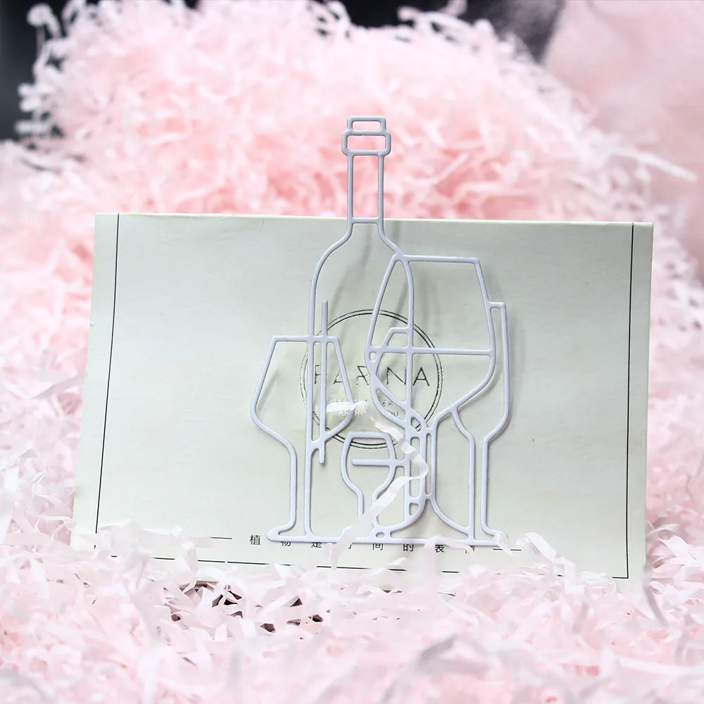 Металлические режущие штампы для винной бутылки крафтовые скрапбукинга альбома