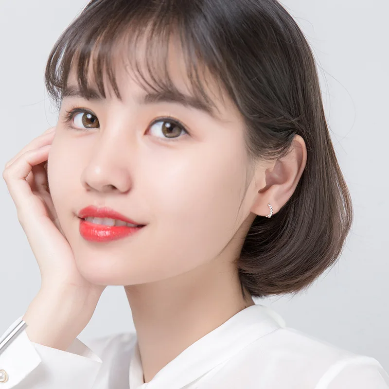 

La Monada Beads Minimalist 925 Sterling Silver Earrings For Women Hoops Woman Earrings Sterling Silver 925 Real Hoops Silver