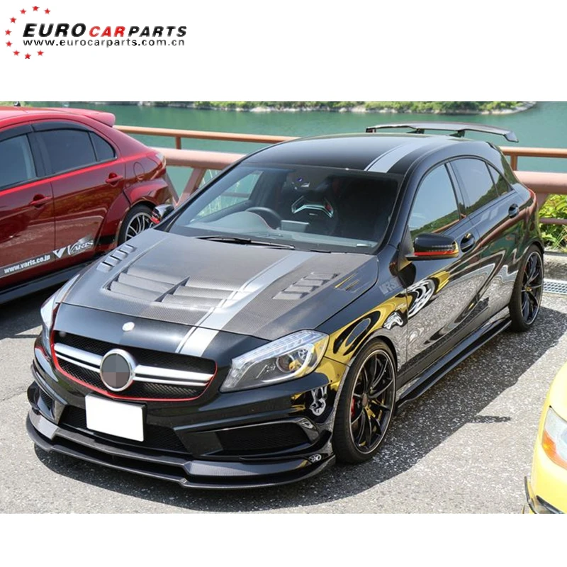 Капот из углеродного волокна W176 подходит для A class A180 A200 A250 sport A45 to VS style капот