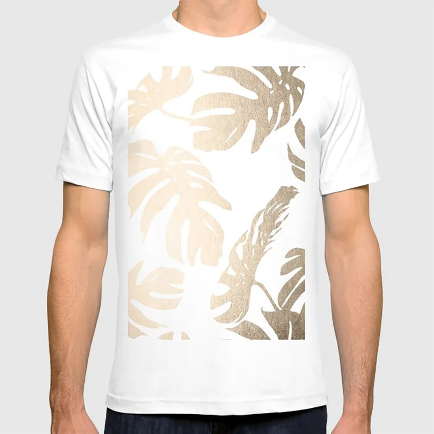 

Simply Tropical Palm Leaves In White Gold Sands T Shirt Graphic Design Photography Landscape Pattern Nature Drawing