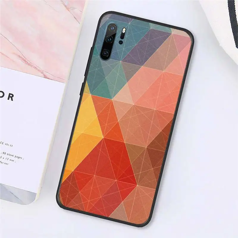 

Marble geometry pattern Phone Case For Huawei honor Mate P 10 20 30 40 Pro 10i 9 10 20 8x Lite Y91C V17 6.38 6.44