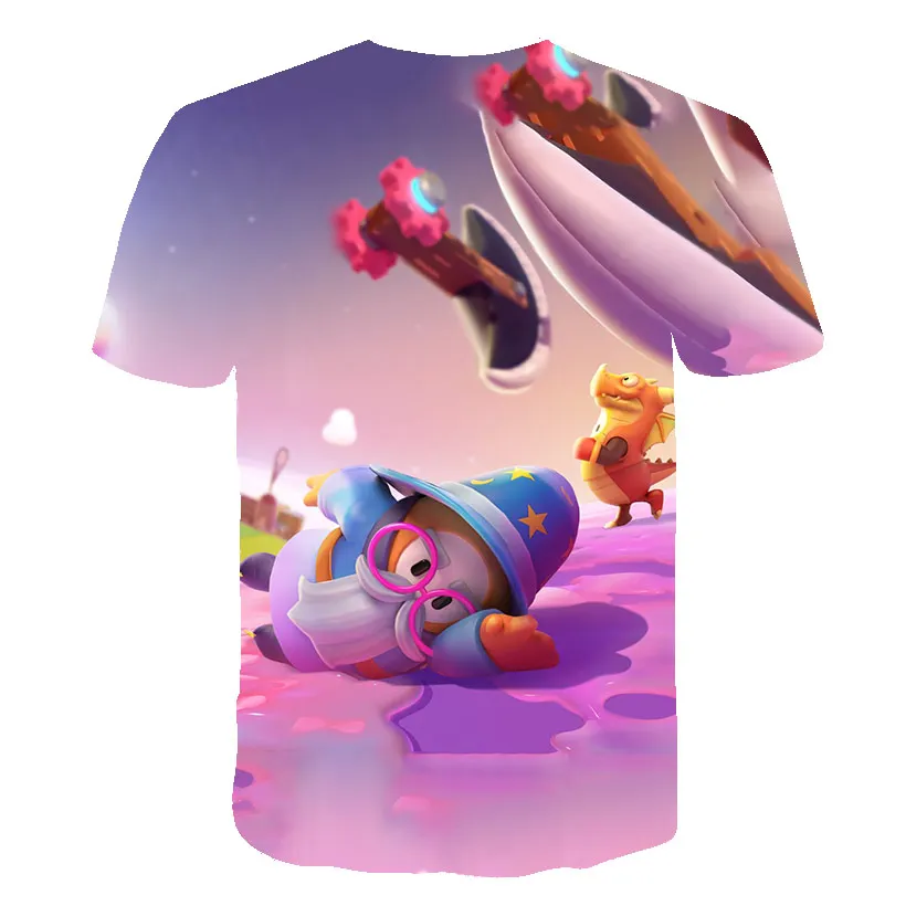

Anime Cartoon t shirt Kids 3d Printing T-Shirt Game Pattern Short Sleeve Hip Hop Tshirts Boys 2021 Summer Cool Casual Tee Tops