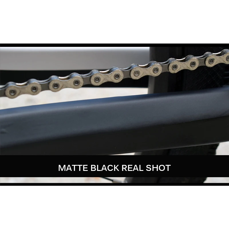 Анти царапины лист велосипедная цепь наклейки воловья MTB Автомобильная Рамка