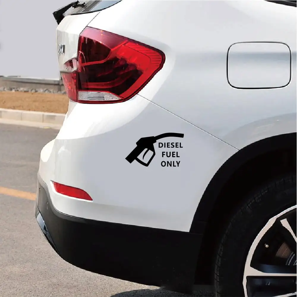 

Popular Car Sticker Diesel Fuel Only Warning Stickers Decals for Cars Taxi KK14*8cm