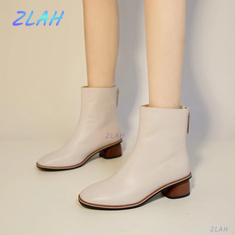 

Женские нескользящие короткие ботинки из искусственной кожи, Дамская обувь, женские модные ботинки, дамские ботинки, ботильоны с острым нос...