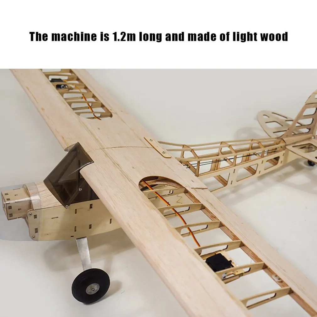 Модель летательного аппарата 1 2 м модель Balsa J3 деревянный Дрон Woodinas строительные