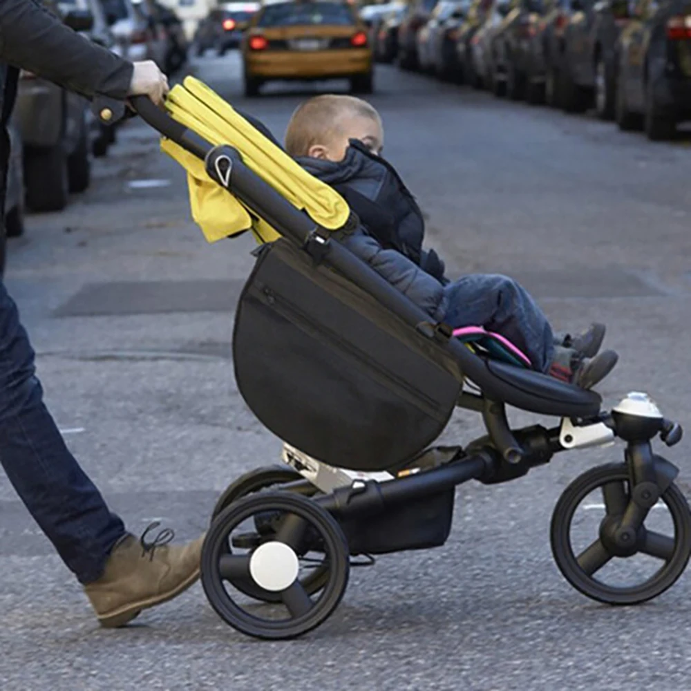 Сумка Органайзер для детской коляски водонепроницаемый вместительный крючок