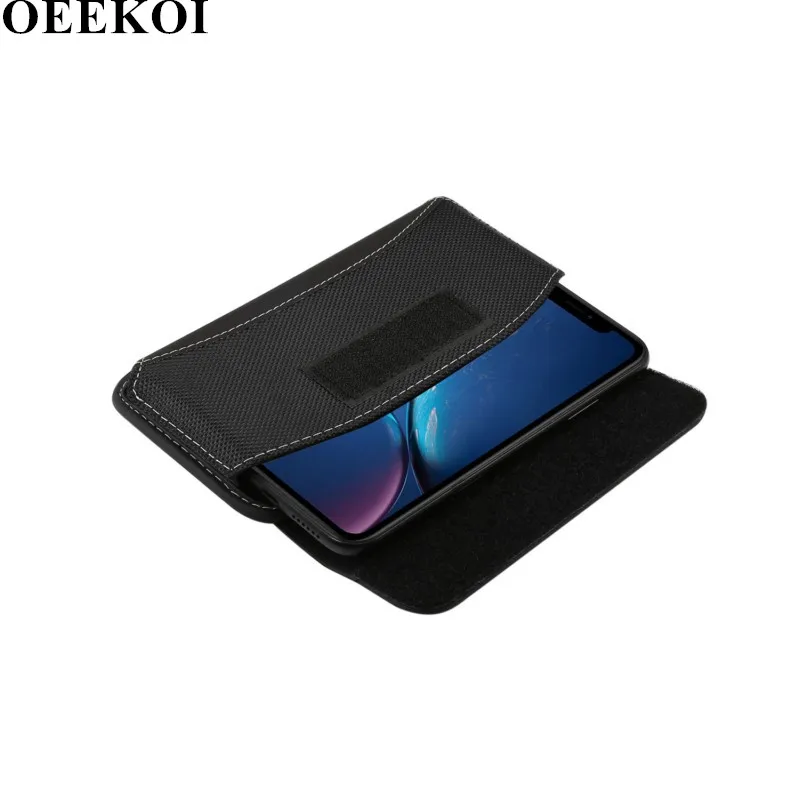 OEEKOI Универсальный Прочный Оксфорд Ткань Зажим для ремня чехол Moto G7 Plus One power P30 Note Z3