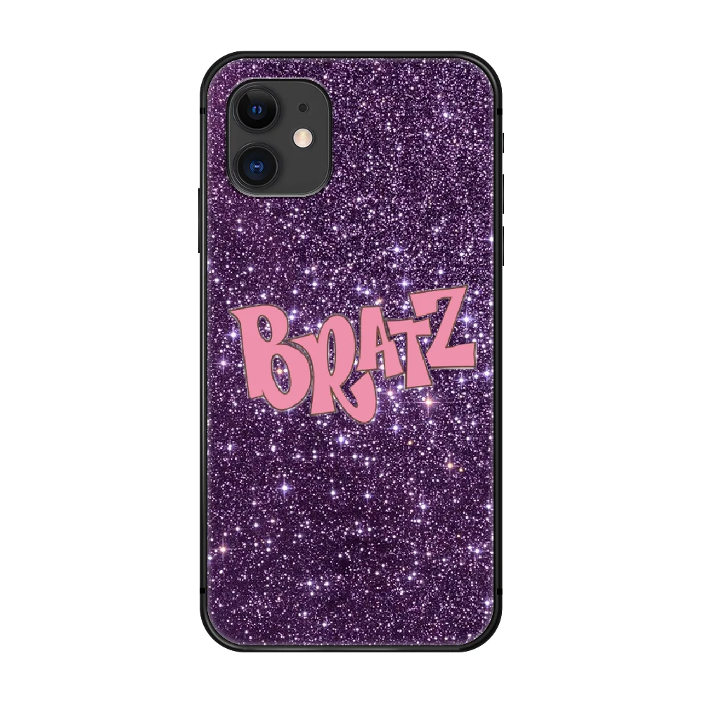 Fashion Luxury Brand Doll Bratz Phone Case Cover Hull For iphone 5 5s se 2 6 6s 7 8 plus X XS XR 11 PRO MAX black Etui soft | Мобильные