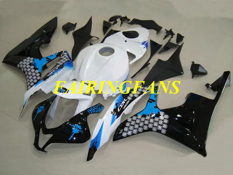 Комплект обтекателей под давлением для CBR600RR F5 07 08 CBR 600 RR 600RR CBR600 2007 2008 белый синий