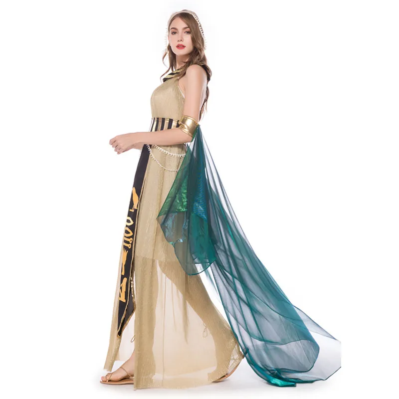 Древние костюмы с изображением египетской Клеопатры Фараона для мужчин и женщин