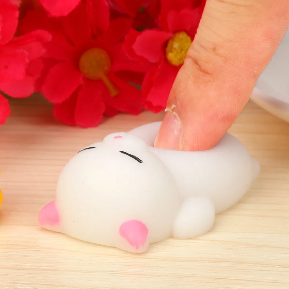 Лучшие милые Моти Cat Squeeze Исцеление дети весело Kawaii игрушка для снятия стресса в