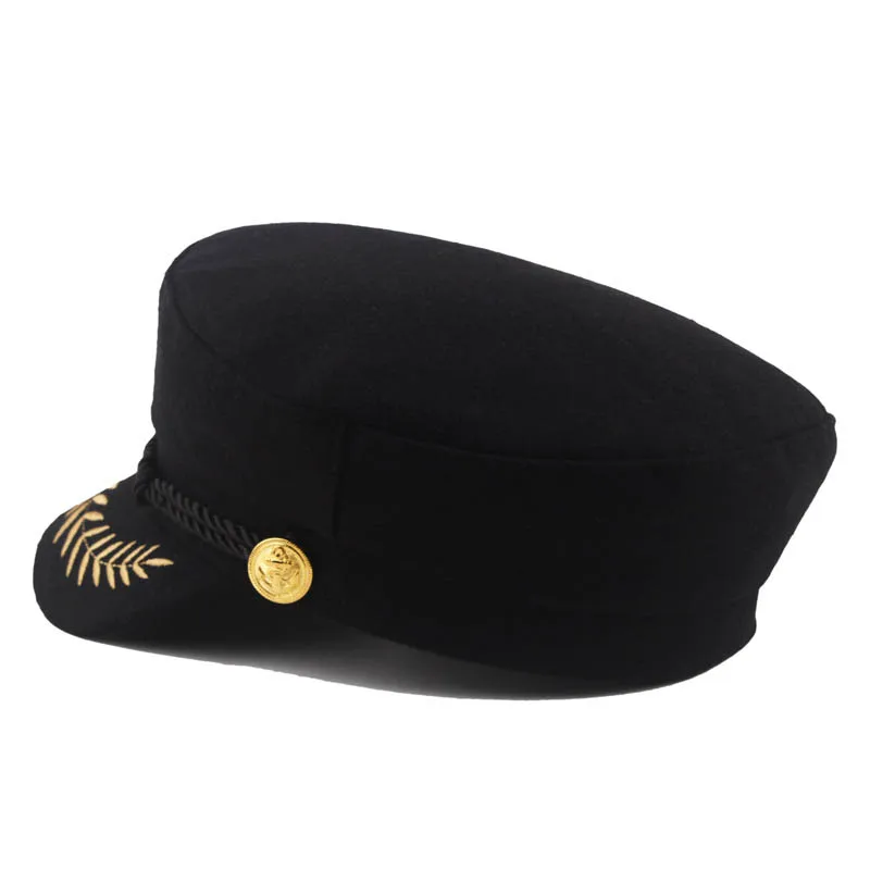 Женские шапки в стиле милитари QDKPOTC на осень и зиму модные унисекс с вышивкой