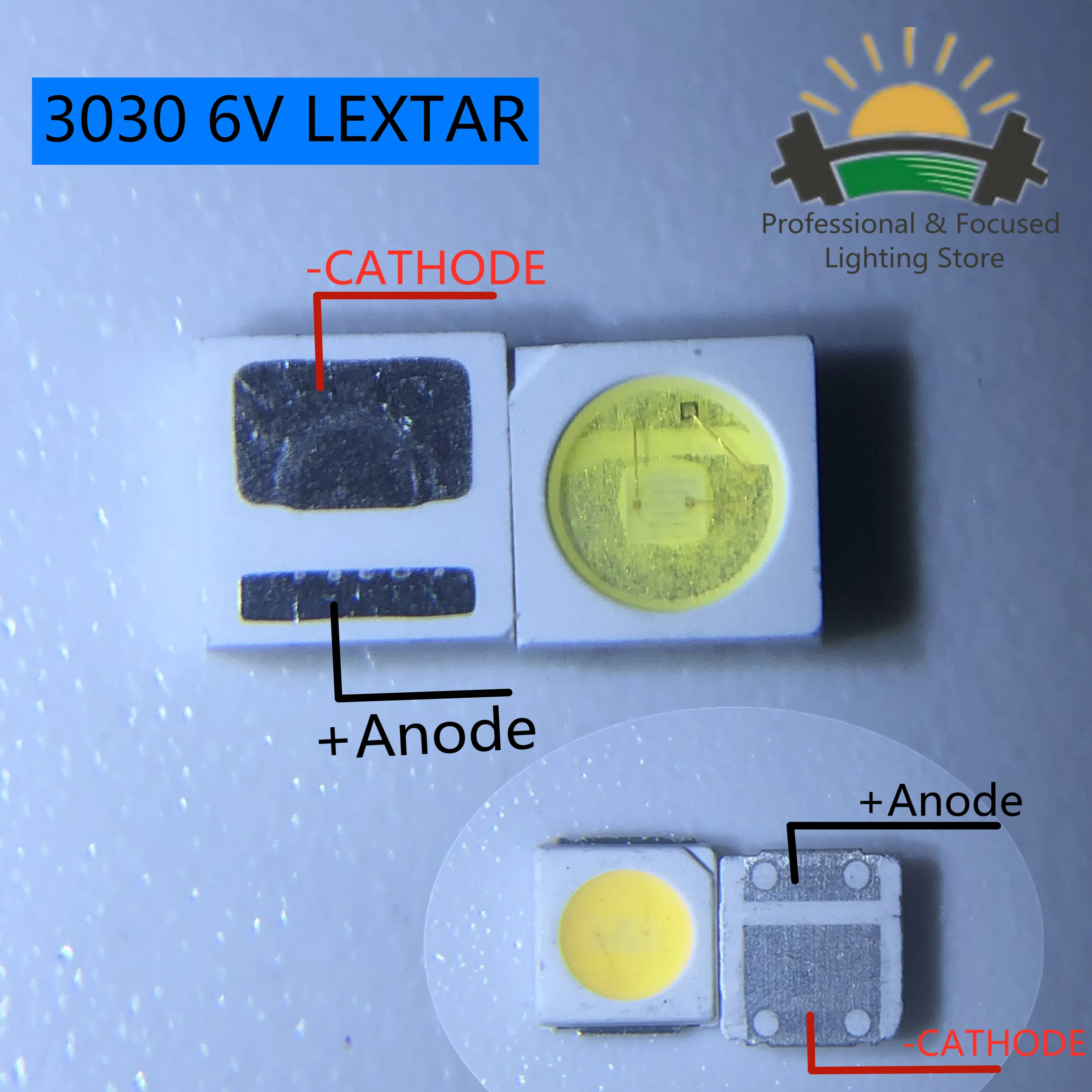 50 шт. 3030 Подсветка высокое Мощность светодиодный двойные чипы 1 5 W 3V-3 6 V lextar JUFEI АОТ