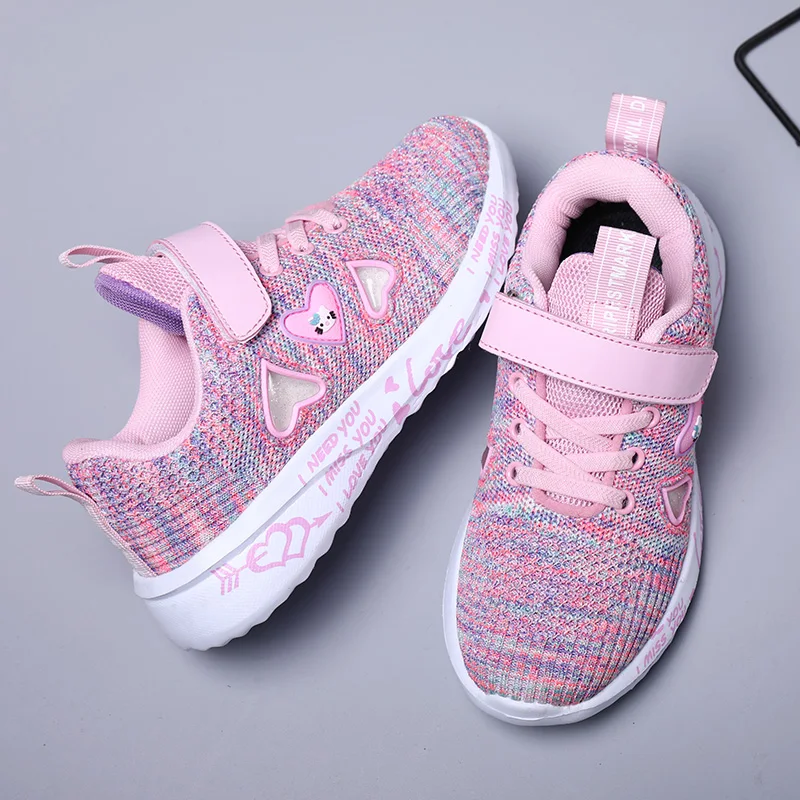 

Kids Girls Shoes Fashion Sneakers Children Sports Tennis Shoes Comfort Casual Child Princess Shoes Girls Cute Running Trainers