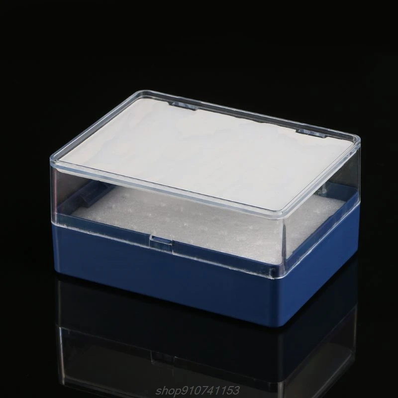 

Plastic Storage Box With Foam Milling Cutter Organizer For 50 PCB Drill Bits N11 20 Dropshipping