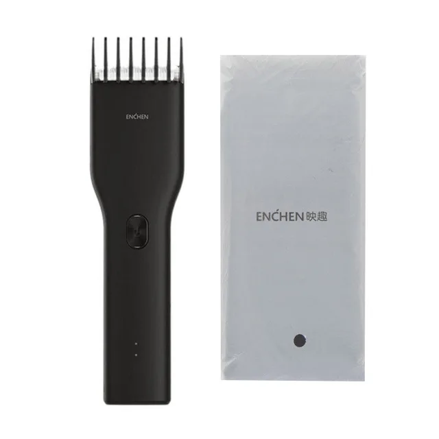 Xiaomi Enchen Boost USB электрическая машинка для стрижки волос с двумя скоростями Керамический Резак для волос быстрая зарядка триммер для волос для детей - Цвет: Фиолетовый