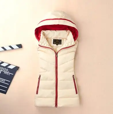 Лидер продаж 2017 осенне зимний женский утепленный жилет хлопковый Тонкий теплый с