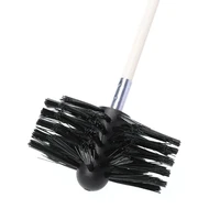 2021 new nylon brush with 6pcs long handle flexible pipe rods for chimney kettle house cleaner cleaning tool kit