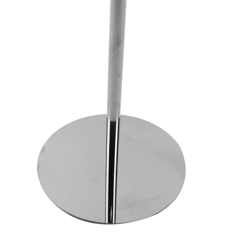 

Adjustable Metal Hat Display Stand Holder Rack Hat Hanging Rust Steel Display Stand Shoot Props Silver