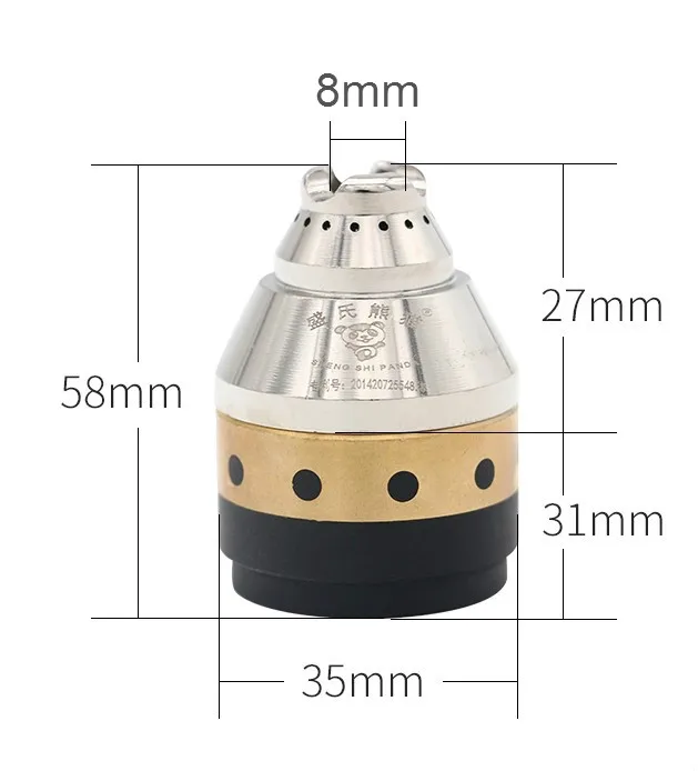 P80 Protective Cover Plasma Torch Cutting Nozzle Protection Sleeve Instead Guide Wheel Ceramic Contact Cutter | Инструменты