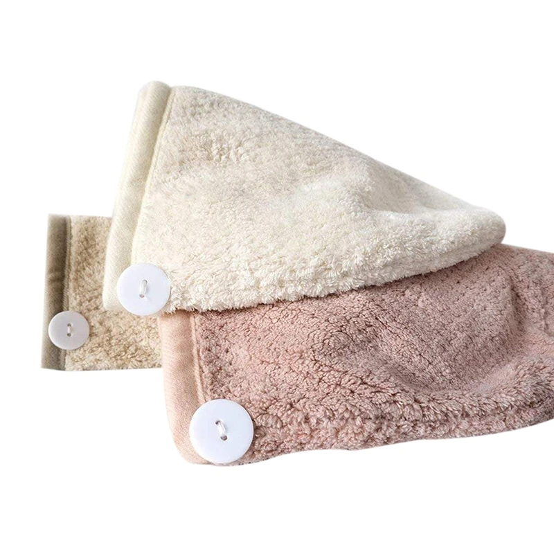 Полотенце-накидка для волос Тюрбан Твист из Микрофибры Для Вытирания головы