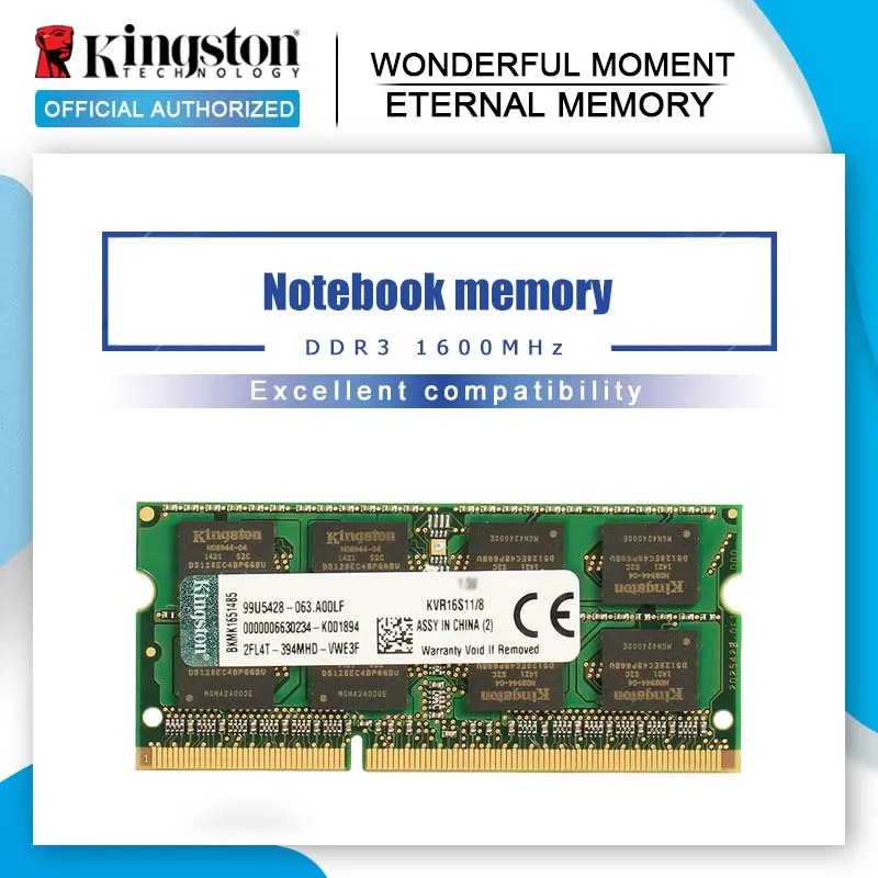 Оперативная память Kingston Intel игровая 1600 МГц DDR3 8 ГБ 4 Гб DDR4 16 1 2 в 260 Pin|Оперативная
