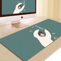 cute dog mouse pad oversized custom thickened waterproof computer keyboard table mat gaming mouse pad