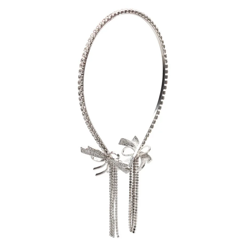 

Design Feeling Set Auger Bowknot Tassel Hair Hoop Temperament of Restoring Ancient ways Web Celebrity Hair Fashion's Headdress