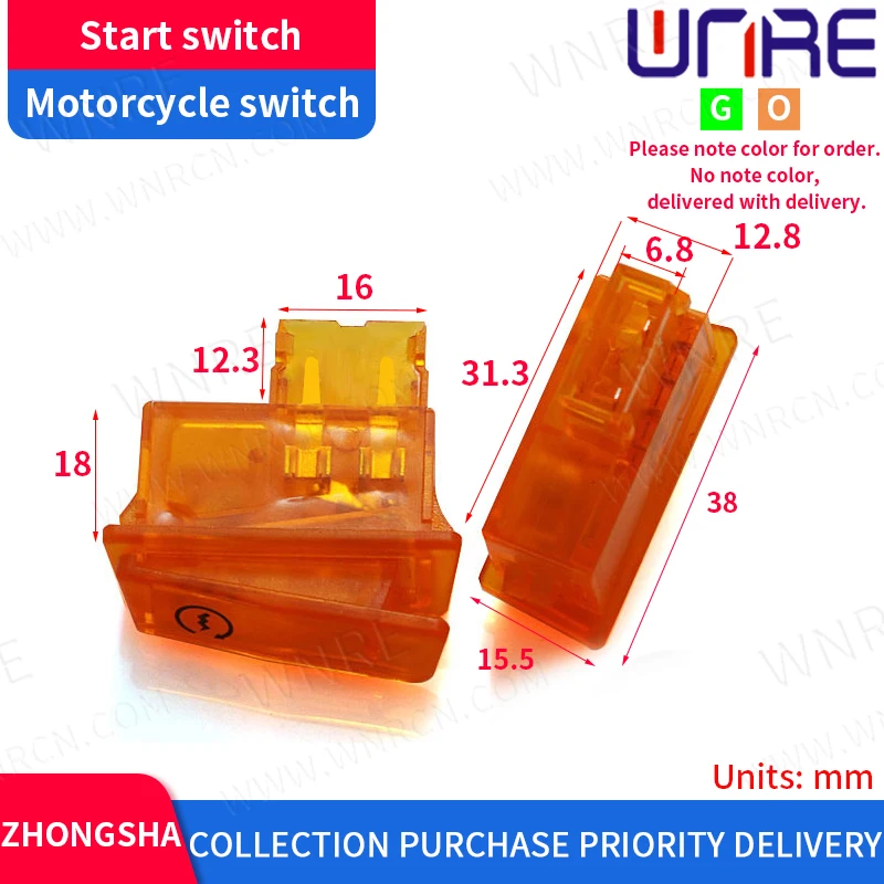 GY6 Switches 50cc 150cc Moped Scooter Head Light Horn Dimmer Turn Starter Single Switch Button For Taurus Zhongsha Motorcycle |