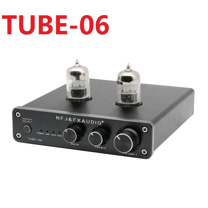2019 Новинка FX-Audio TUBE-06 домашняя аудио трубка 6N3 Предварительный усилитель вход PC-USB