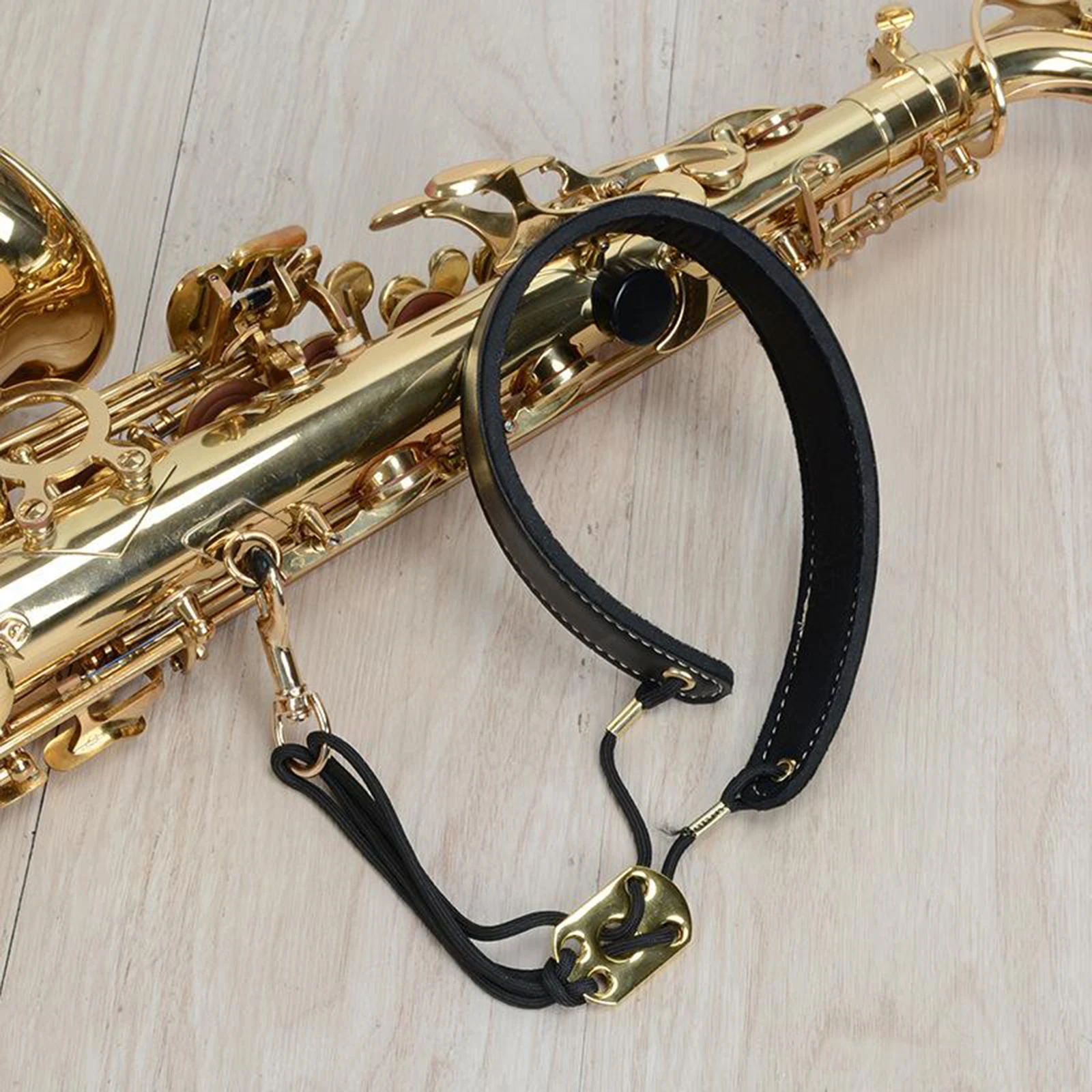 

Universal Saxophone Neck Strap Adjustable Sax Harness Belt Thick Padded Instruments Accessories