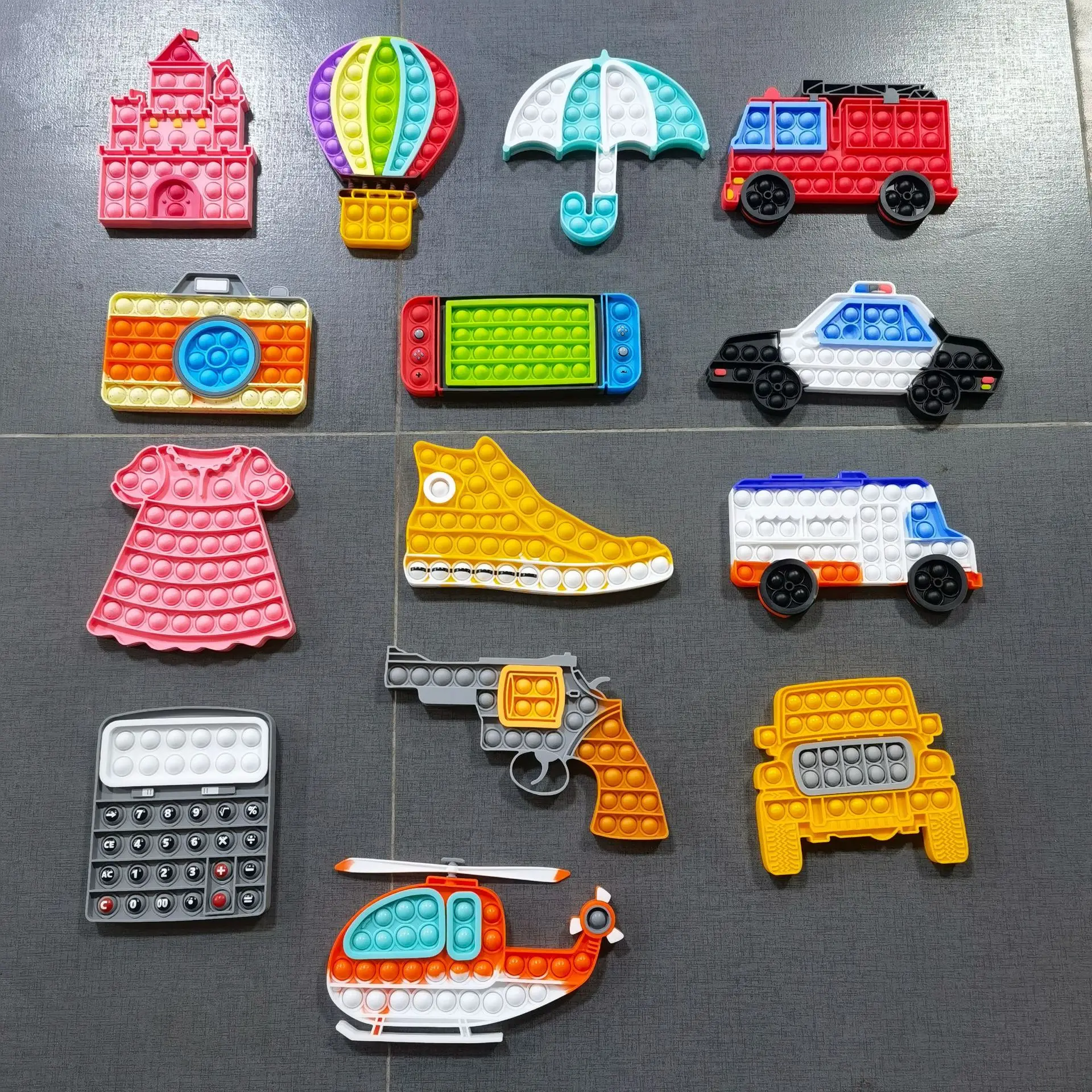 

Push Fidget Toys Bubble Sensory Toy Autism Needs Squishy Stress Reliever Toys Fidget Decompression Toys Adult Kid Squeeze Board