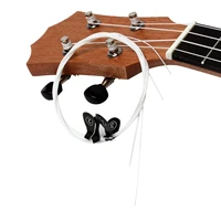 4pcsset ukulele strings white nylon hawaii four strings guitar ukelele 1st 4th strings for difference size of ukulele