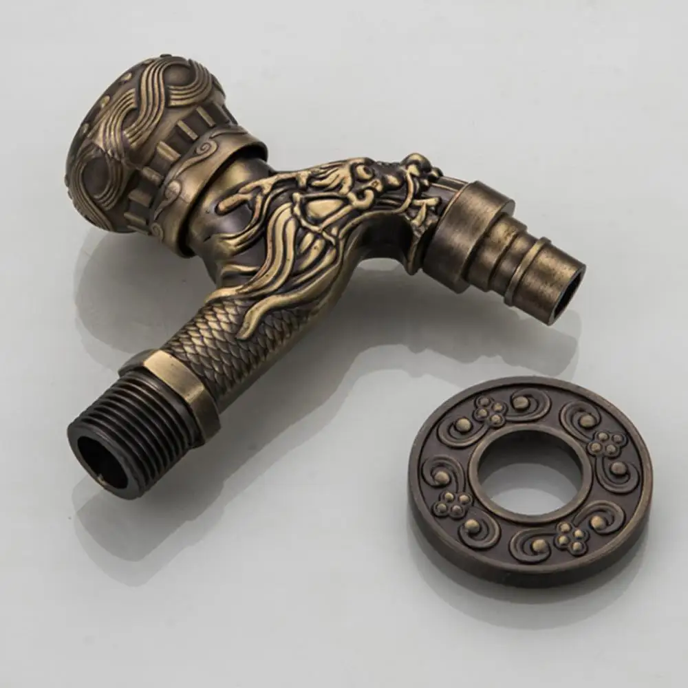 Смеситель для сада античный бронзовый настенный декоративный смеситель 1 шт. |